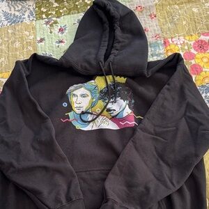 Hall and Oates Heavy Blend Black Hoodie